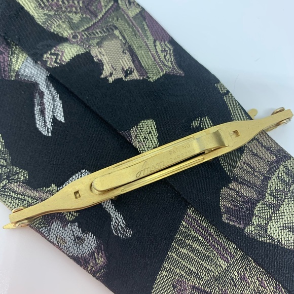 Vintage Gold Anson Sword Tie Bar - Picture 2 of 4